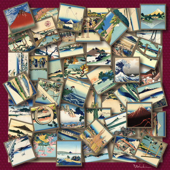 エンジ色フレームの「朱」